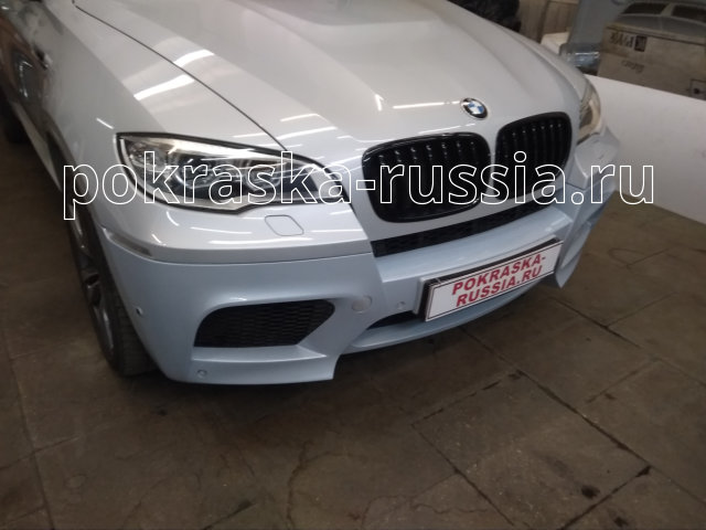 Перекраска бампера BMW X6